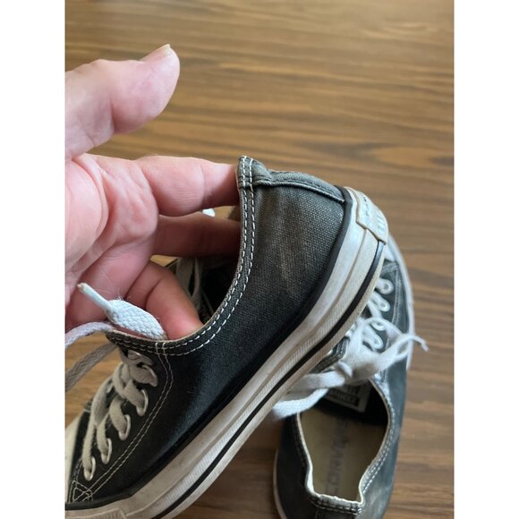 Converse All Stars black white lace-up sneakers size men’s 4.5 woman’s 6.5 - Picture 7 of 8